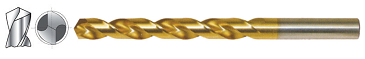 HSSE镀钛直柄麻花钻头