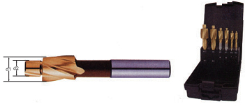 通孔圆柱沉头孔平锪钻