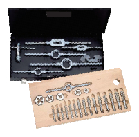 惠氏管螺纹丝锥板牙组套