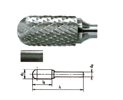 硬质合金钢圆柱球头旋转锉
