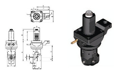 径向筒夹动力刀座