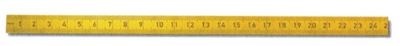 不锈钢直尺（黄色涂层）