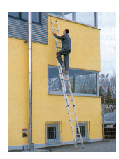 可伸缩铝合金直梯