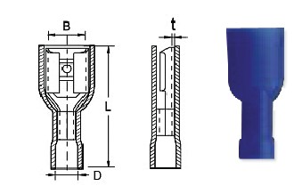 全绝缘母扁型端子