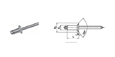 开口型抽芯铆钉