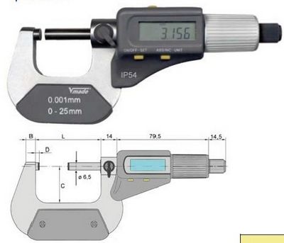 数显外径千分尺