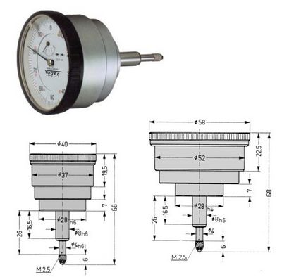 量规反向百分表
